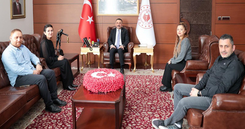 Vali Hacıbektaşoğlu, KGD üyelerini kabul etti